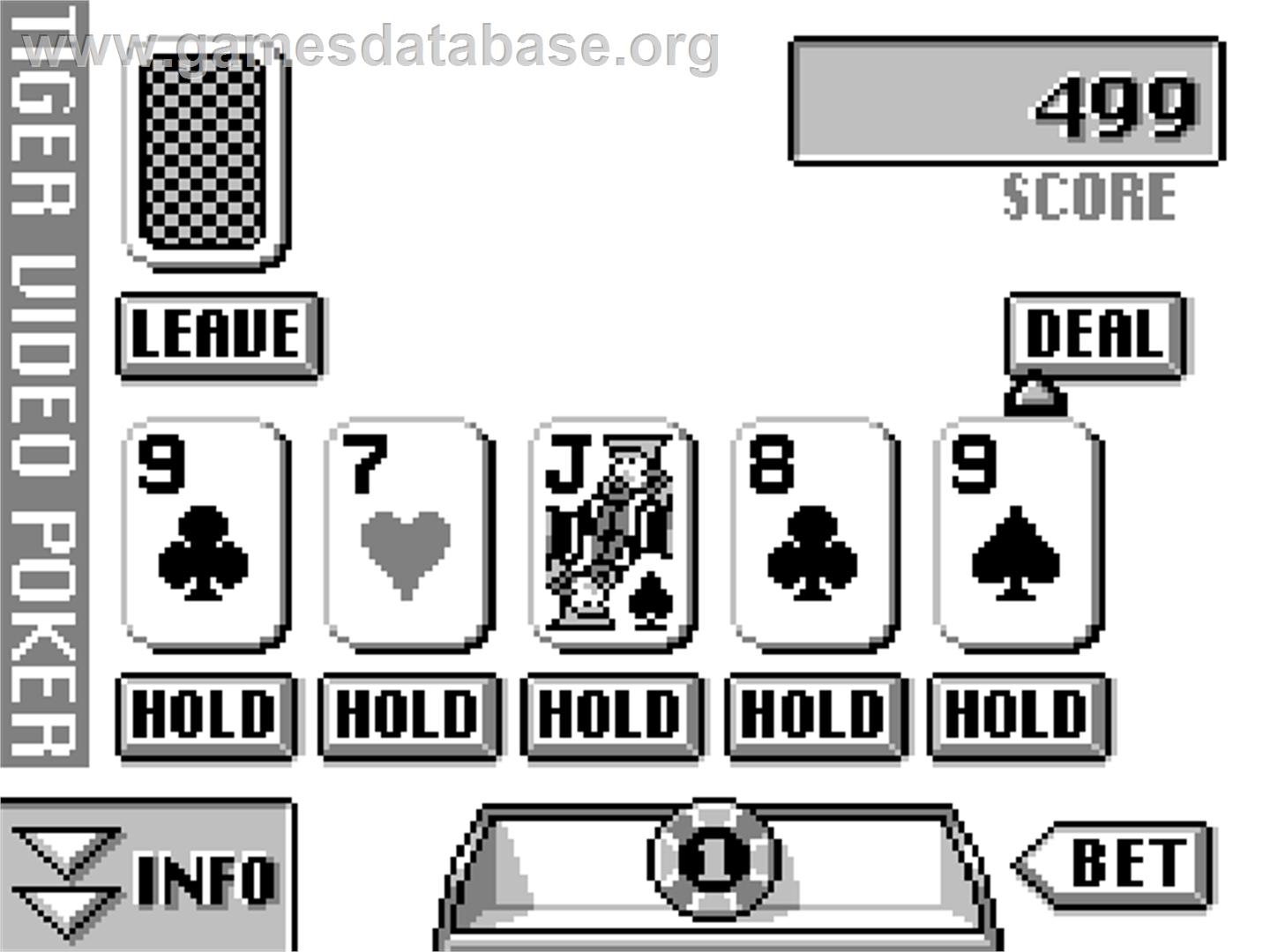 Tiger Casino - Tiger Game.com - Artwork - In Game